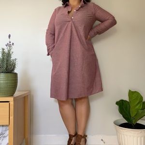 Red Linen Dress
